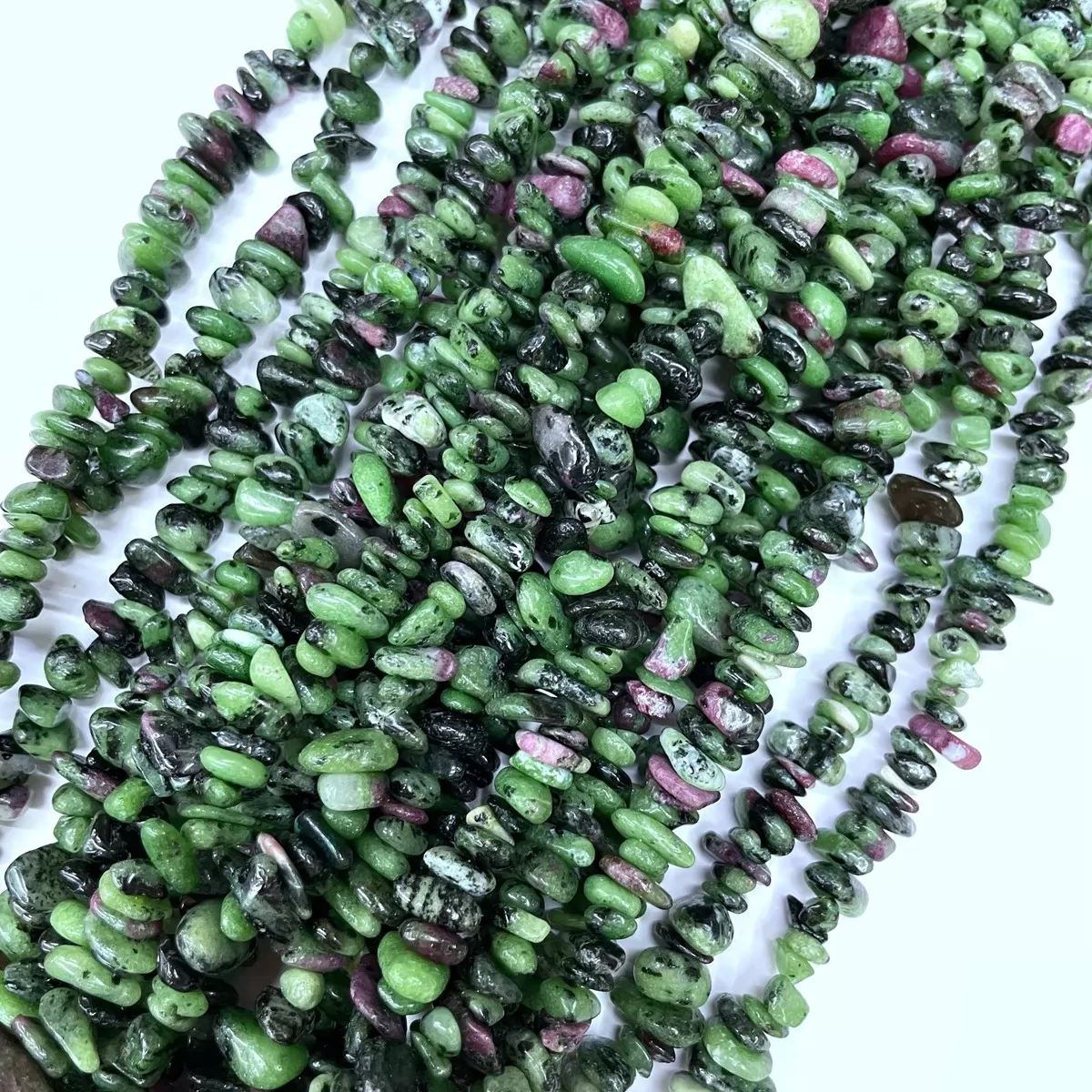 Ruby Zoisite, 32'' Chips, Approx 5-8mm