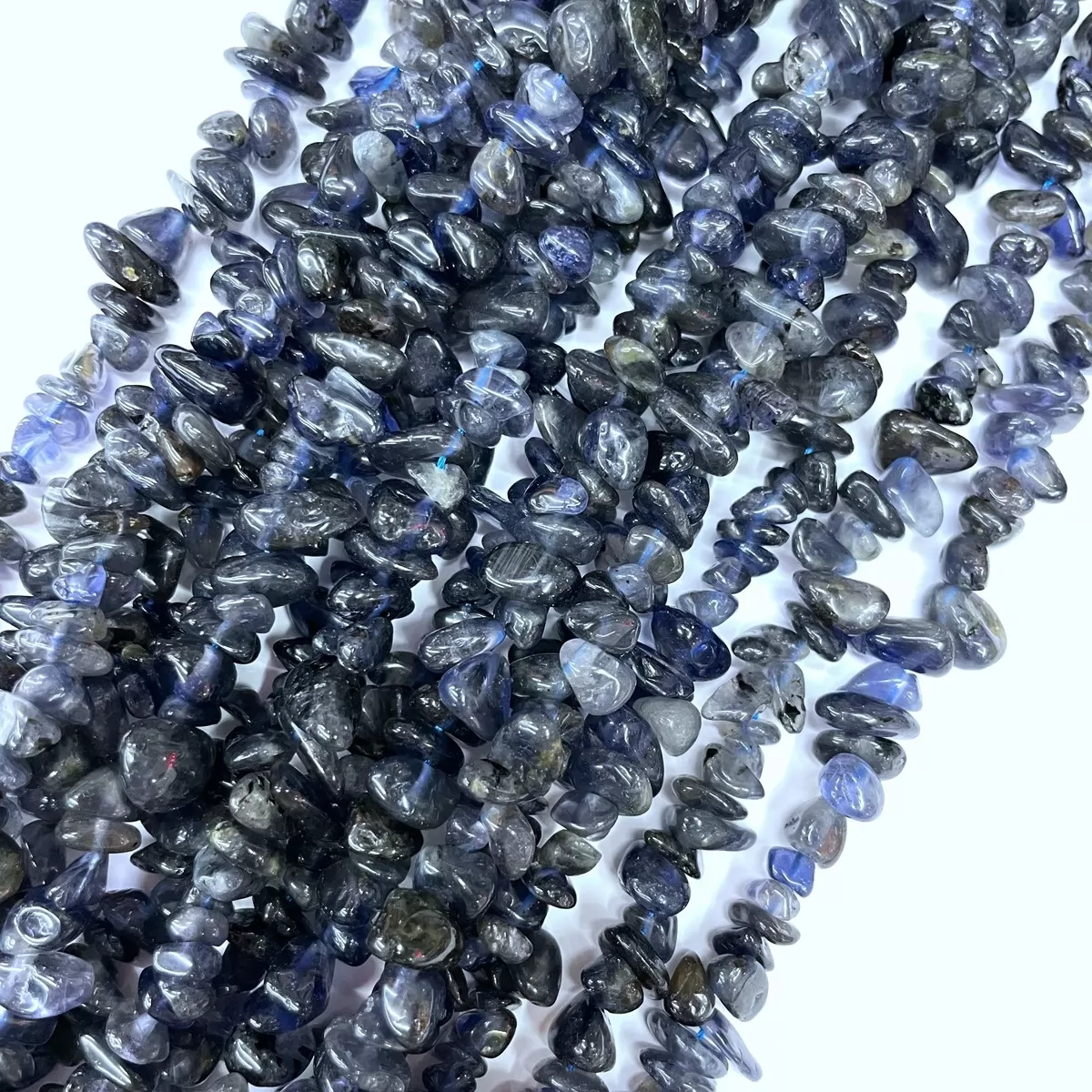 Iolite, 16'' Chips, Approx 5-8mm