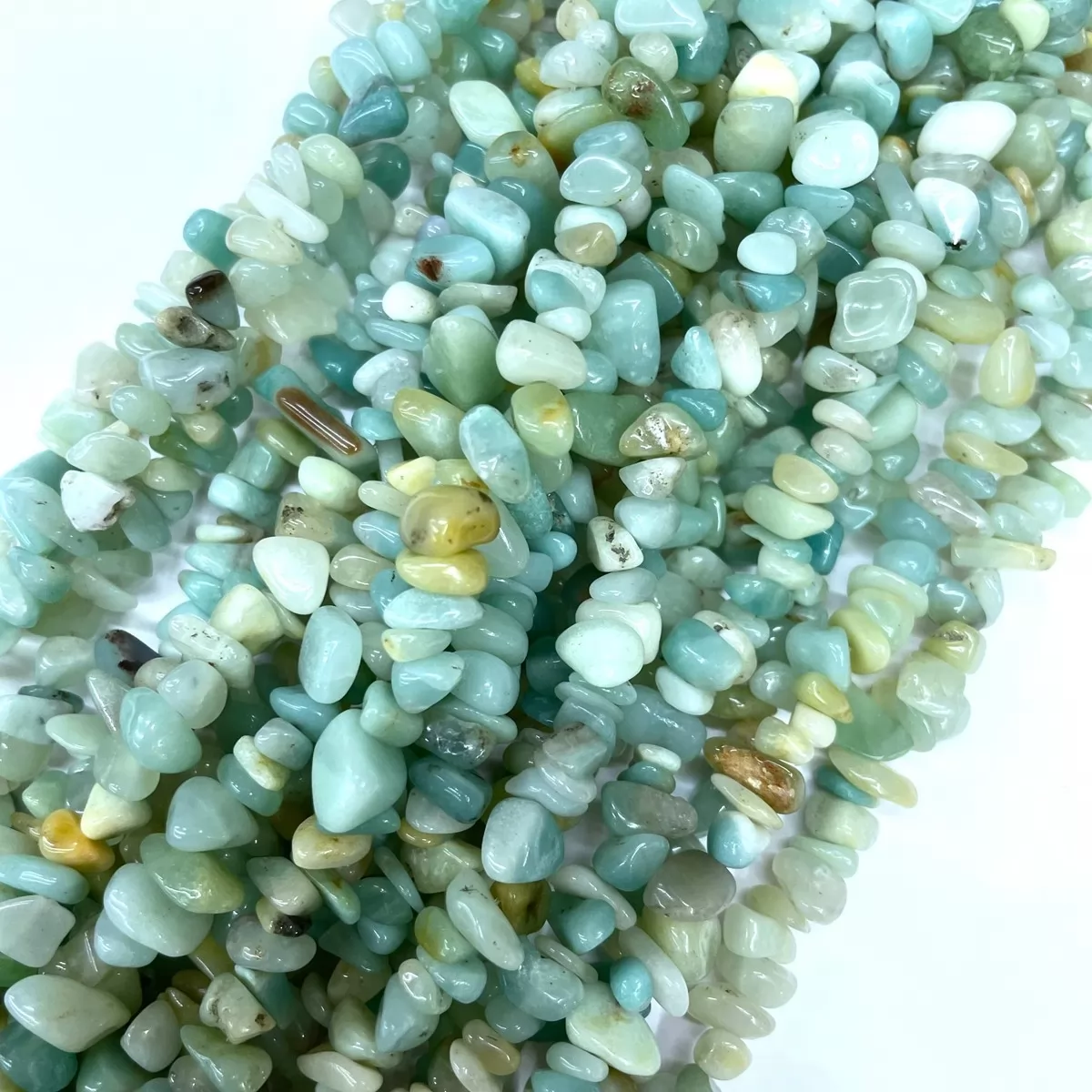 Amazonite, 32'' Chips, Approx 5-8mm