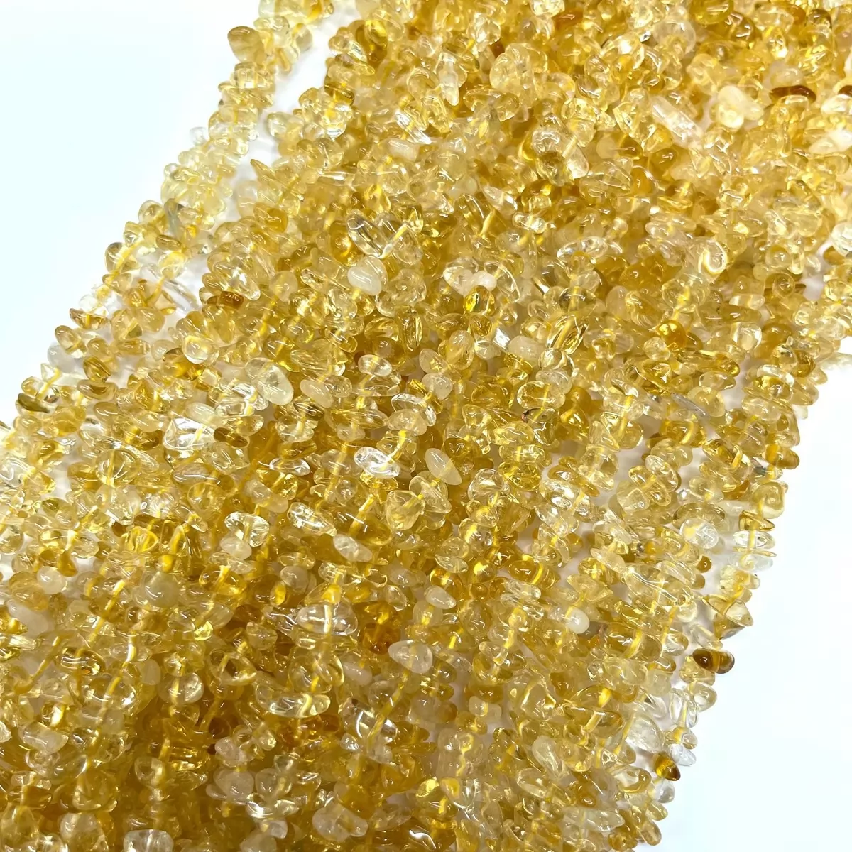 Citrine, 32'' Chips, Approx 3-5mm