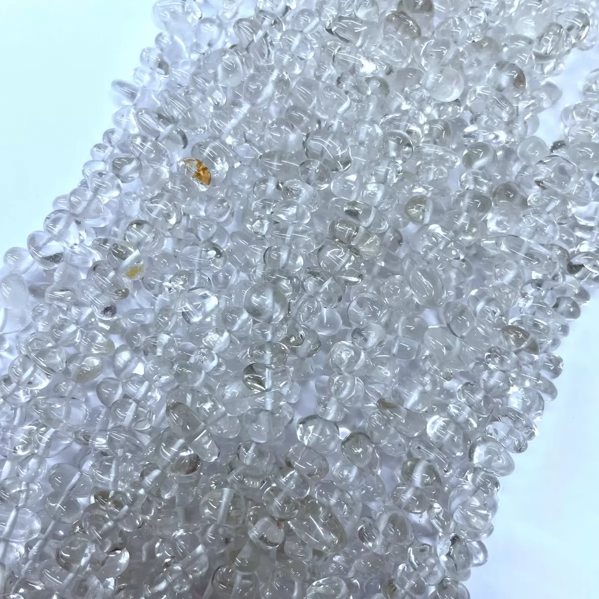 Crystal Quartz, 16'' Chips, Approx 5-8mm