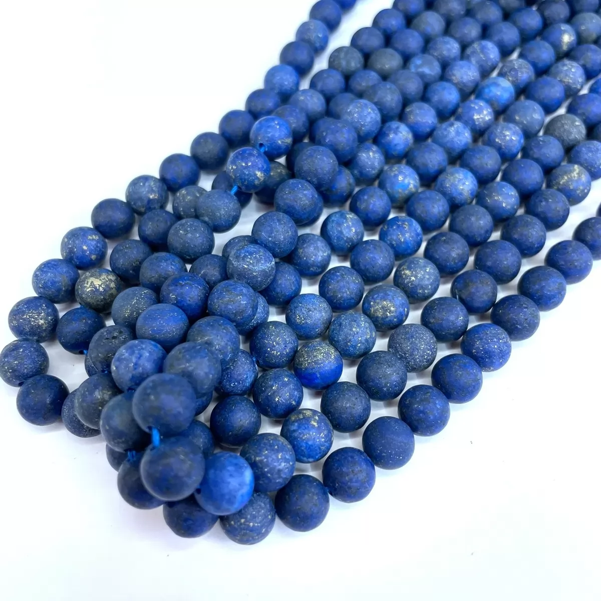 Dyed Lapis, Matte Round, Approx 4mm-12mm, Approx 380mm