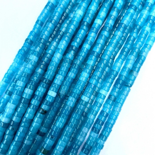 Dark Blue Jade, Disc, Approx 2x4mm, Approx 380mm