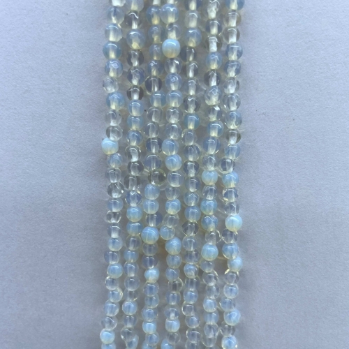 Opalite, Faceted Round, 4mm-12mm, Approx 380mm