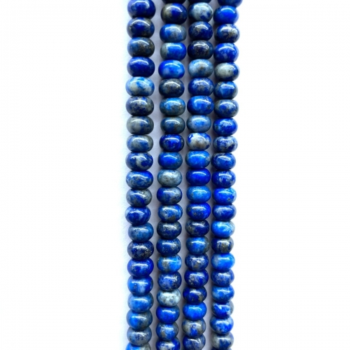 Lapis Lazuli, Plain Rondelle, 6mm-10mm, Approx 380mm