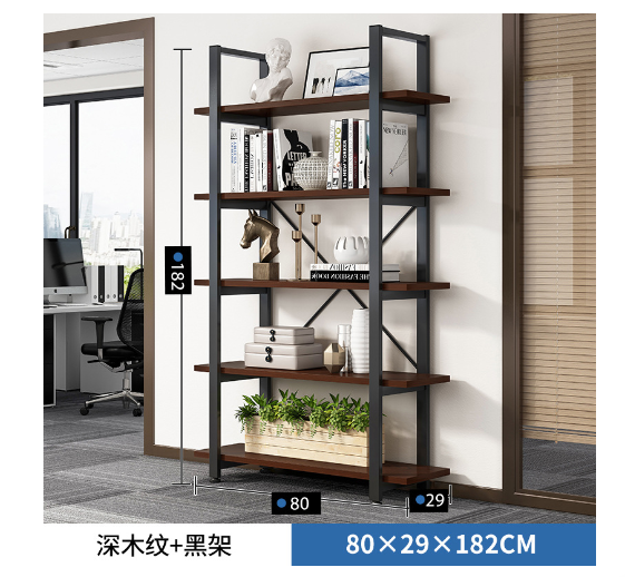 ZTSEP006 / 30 /  北美黑胡桃+黑架 【60×29×182CM】, 【80×29×182CM】, 【100×29×182CM】