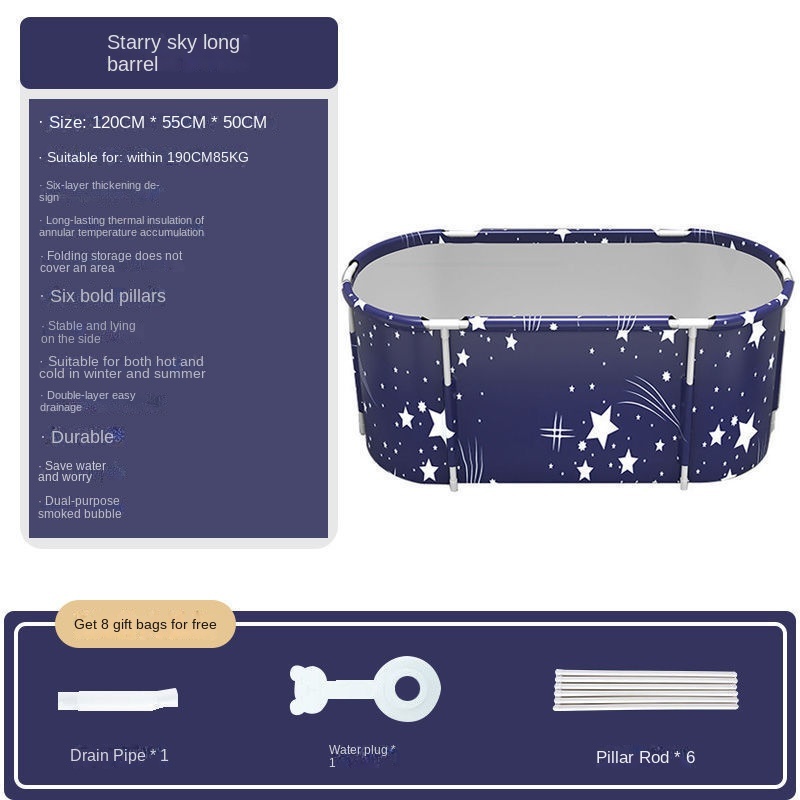 Bath bucket adult foldable medicine bath bucket children's bathtub portable whole body bathtub simple bath bath bucket home 061 /