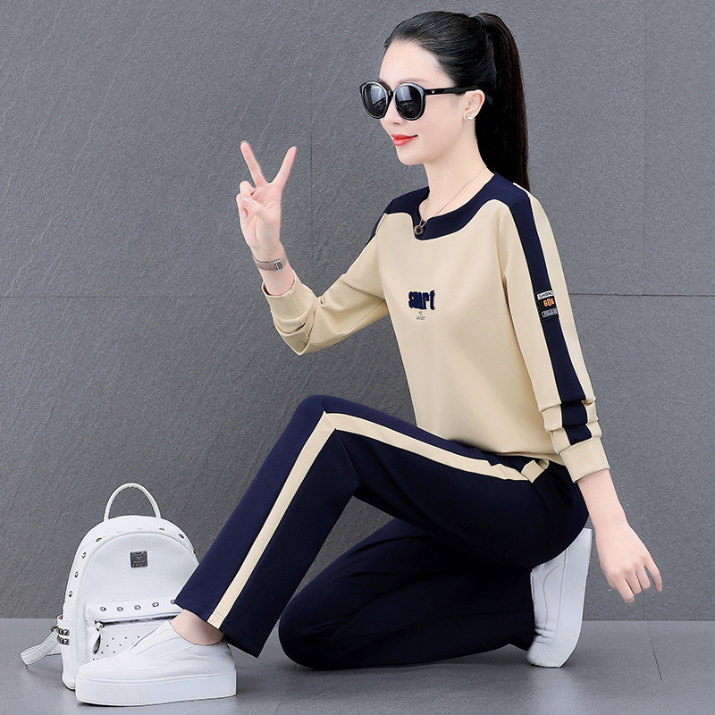 Fashion sportswear suit women's spring, autumn and winter new casual sweater two-piece set 070/  S92310301