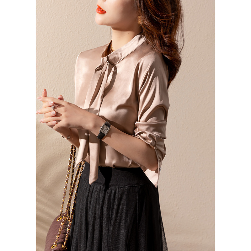 Long-sleeve shirt Women's shirt folded in spring and summer 072/ W26S6B0188