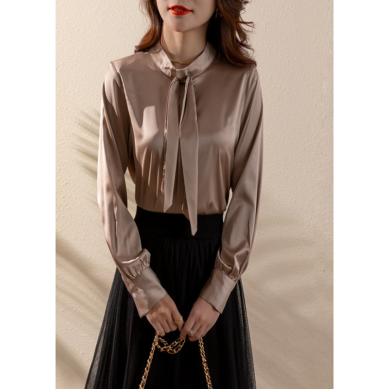 Long-sleeve shirt Women's shirt folded in spring and summer 072/ W26S6B0188