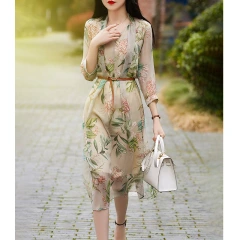 Dress New summer women's light luxury French skirt 072/ W26Q24481