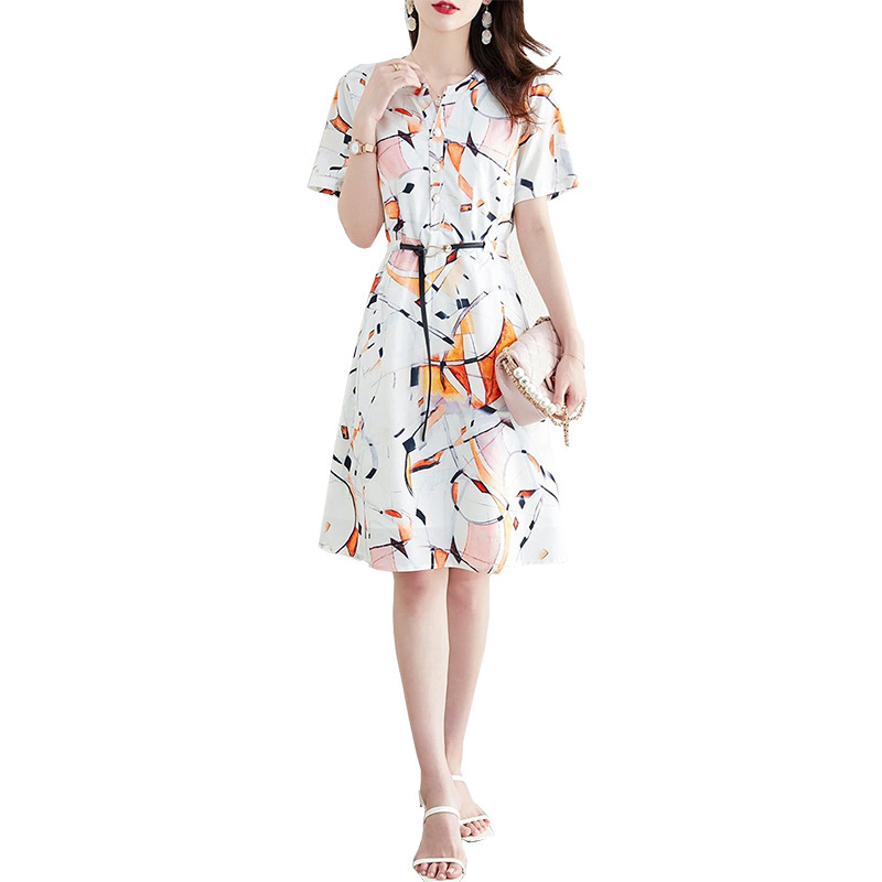 Fragmented flower dress French style new design feeling small skirt female summer 072/ W26Q25245