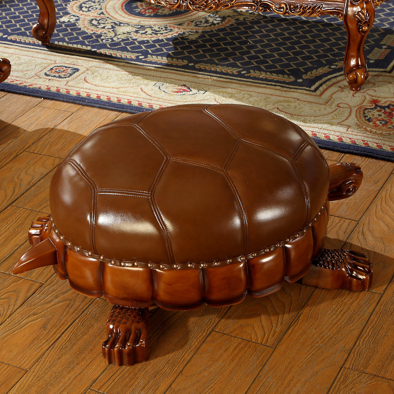First-layer leather high-end American-style sofa villa living room furniture package  110-07