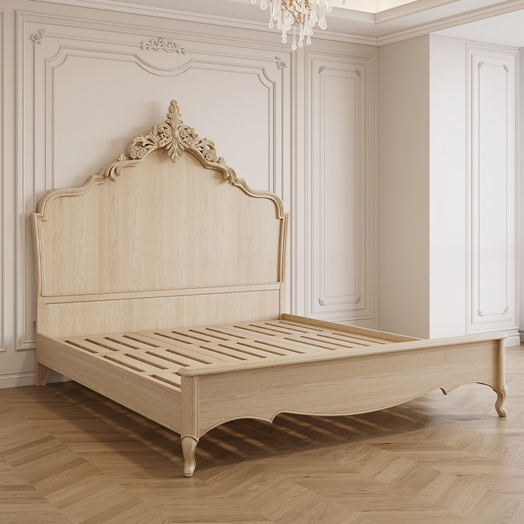 French bed princess bed 1.8m double bed light luxury master bed  110-14