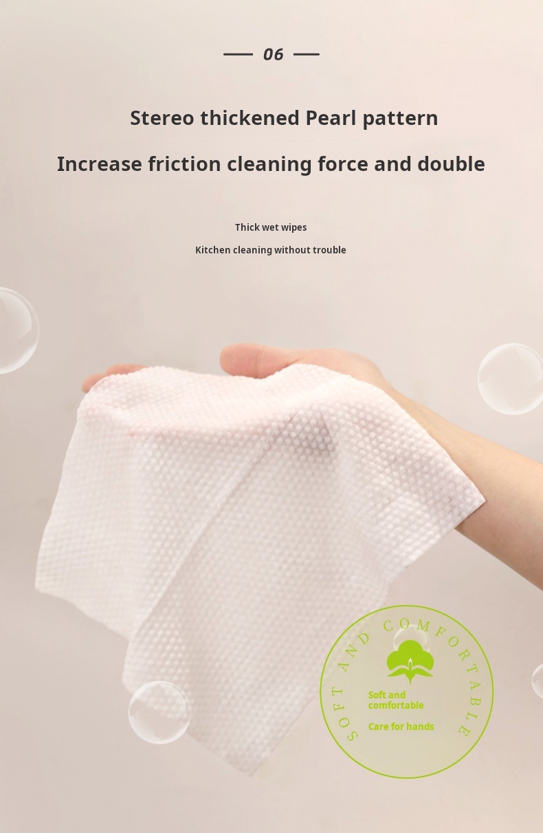 CFSJ80 flower kitchen wipes large size cleaning