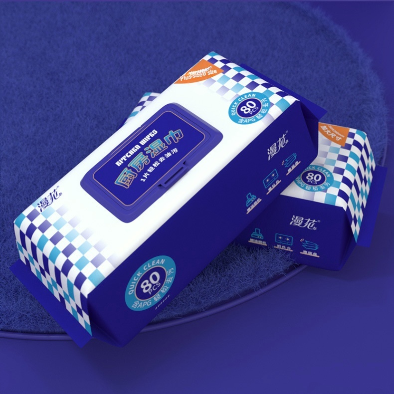 CFSJ80 flower kitchen wipes large size cleaning