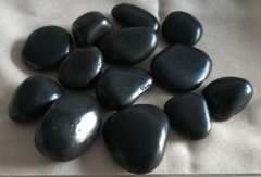 High Polished Black Pebbles