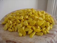 Yellow Colored Pebbles
