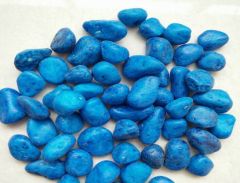 Ocean Blue Colored Pebbles