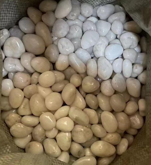High Polished White Pebbles