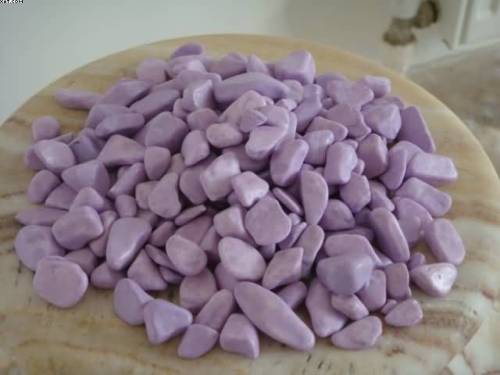Light Purple Colored Pebbles