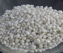 White Glass Beads