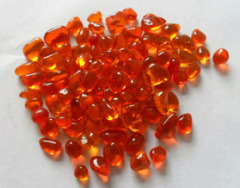 Orange Glass Beads