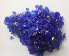 Cobalt Blue Glass Chips