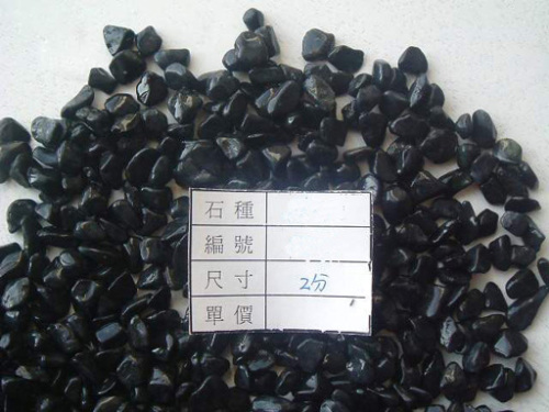 Tumbled Black Gravels