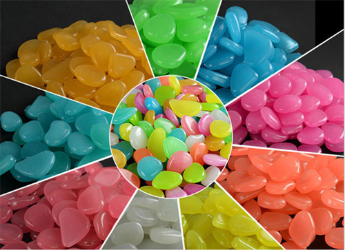 Glow in the dark rocks