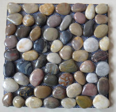 Colourful High-Polished Pebble Tiles