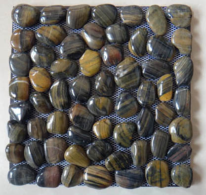 Stripe High-Polished Pebble Tiles