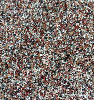 5 colors mixed tumbled gravels
