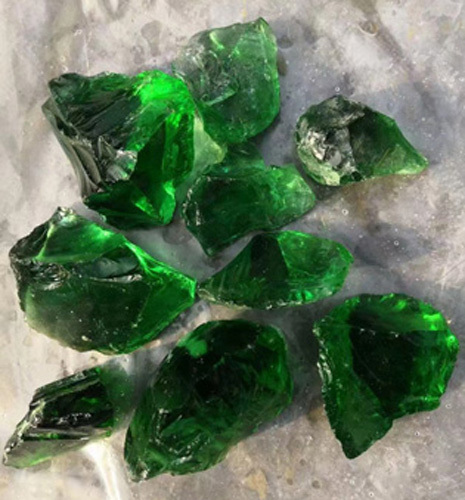 Green Glass Rocks