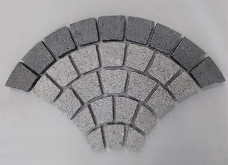 Grey+Black Granite Paving Stone