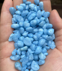 Light Blue Colored Pebbles
