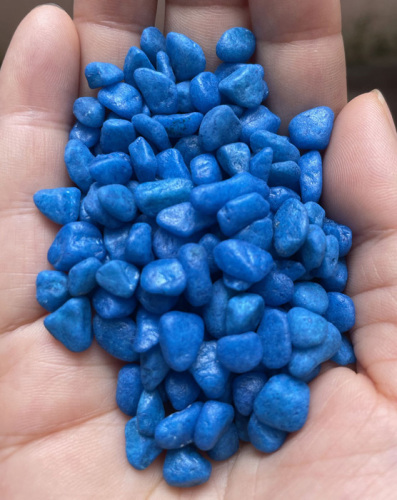 Dark Blue Colored Pebbles