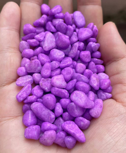 Purple Colored Pebbles