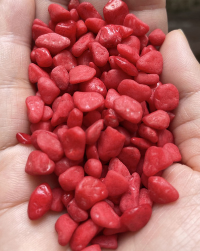 Red Colored Pebbles