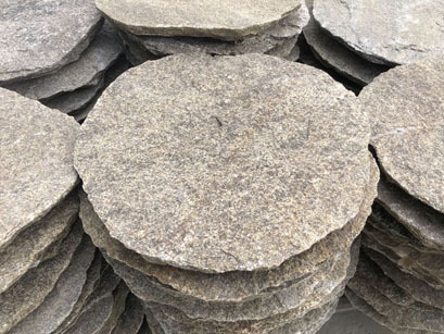 Yellow Quartz Stepping Stone