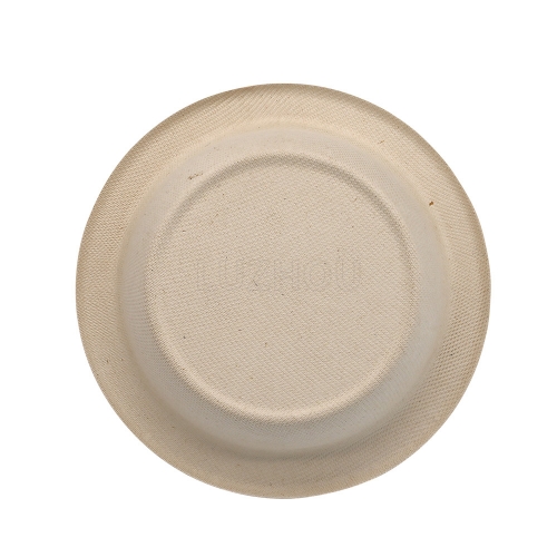 480ml 16oz Φ10.8"xH2.4" 12g Bagasse Biodegradable Compostable Take Out Salad Bowl