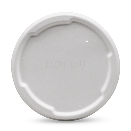 1000ml 34oz Φ6"*H3.2" 22g Bagasse Compostable Environmental Friendly Meal Preparation Packaging Containers