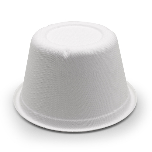 700ml 24oz Φ5"xH3" 14g Straght Wall Bagasse Compostable Restaurant Take Away Food Box Wholesale