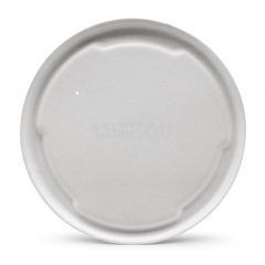 850ml 29oz Φ6"xH2.6" 18g Bagasse Compostable Paper Takeaway Food Packaging Disposable Container