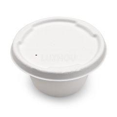 700ml 24oz Φ5"xH3" 14g Bagasse Compostable Restaurant Take Away Food Box Wholesale