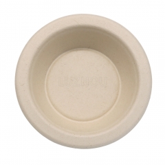 480ml 16oz Φ10.8"xH2.4" 12g Bagasse Biodegradable Compostable Take Out Salad Bowl