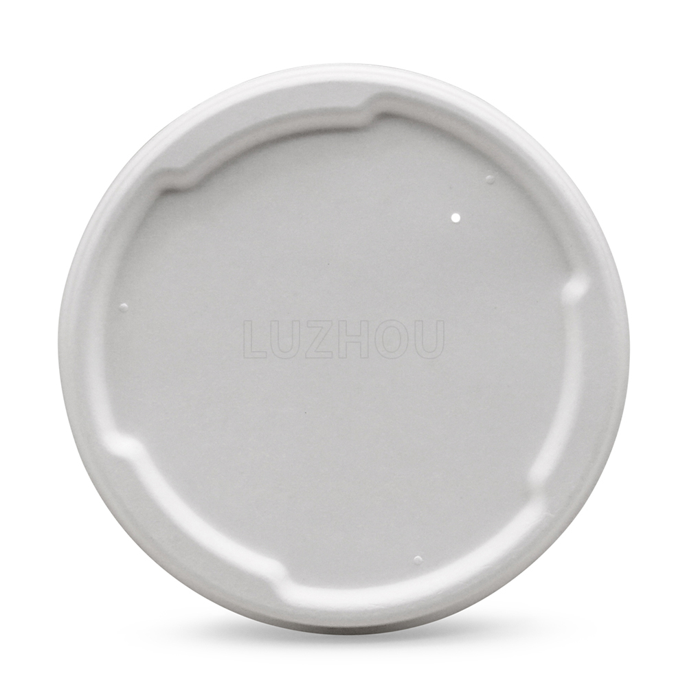 850ml 29oz Φ6"xH2.6" 18g Bagasse Compostable Paper Takeaway Food Packaging Disposable Container