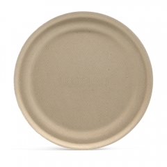 350ml 12oz Φ7.8"xH2.9" 10g Bagasse Bio-degradable Compostable Food Paper Container Bowl