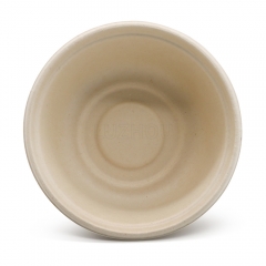350ml 12oz Φ7.8"xH2.9" 10g Bagasse Bio-degradable Compostable Food Paper Container Bowl