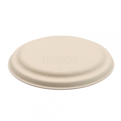 350ml 12oz Φ7.8"xH2.9" 10g Thin Rim Bagasse Bio-degradable Compostable Food Paper Container Bowl